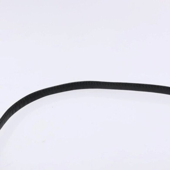 Christian Dior Honeycomb Canvas Shoulder Bag PVC Black Gold Auth 137748 - Picture 9 of 16